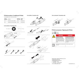 PV-Stick SET di Connettori MC4 maschio femmina, solare/fotovoltaico innesto diretto Weidmüller PV-STICK 1422030000